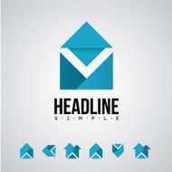 vector logo design set for business N2