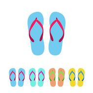 Flip flop vector set