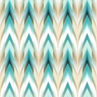 Vector seamless ikat ethnic pattern N11