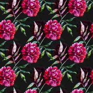 Watercolor floral pattern N6
