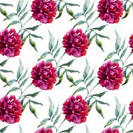 Watercolor floral pattern N7