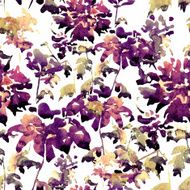 Watercolor floral pattern N11