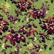 Watercolor floral pattern N13