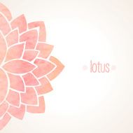 Watercolor pink floral background N3