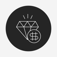 diamond line icon N14