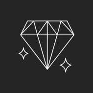 diamond line icon N19