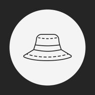 sun hat line icon N5