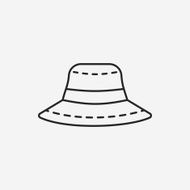 sun hat line icon N6