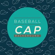 Baseball Caps Background