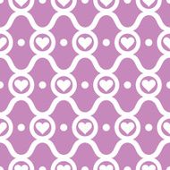 Abstract seamless pattern with hearts N2