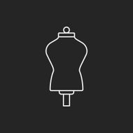 model hanger line icon N7