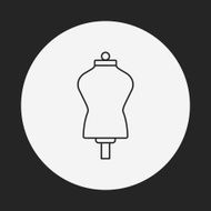 model hanger line icon N8