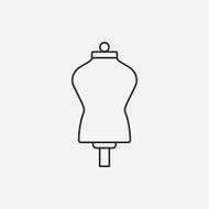 model hanger line icon N9