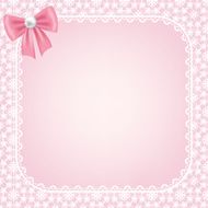 lace frame on pink background N2