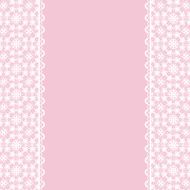 lace frame on pink background N3