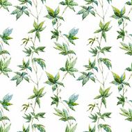 Watercolor floral pattern N14