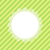 Template of greeting card