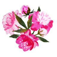 Nice watercolor flowers