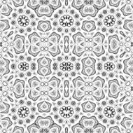 Abstract seamless outline pattern N14