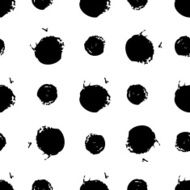 Hand drawn pattern with short brush strokes