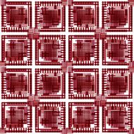 Seamless abstract textured funky pattern N6