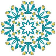 Beautiful vintage ornament of a greeting card