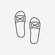 slippers line icon N11