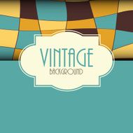 Retro Vintage Background Template Vector Illustration N10