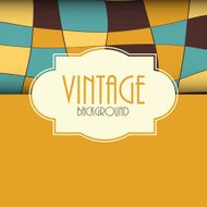 Retro Vintage Background Template Vector Illustration N11