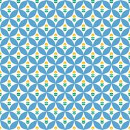 Paper Trendy Flat Flower Seamless Pattern Vector Illustration N20