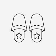 slippers line icon N15