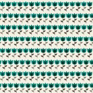 Paper Trendy Flat Flower Seamless Pattern Vector Illustration N22