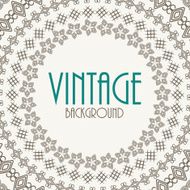 Retro Vintage Background Template Vector Illustration N35