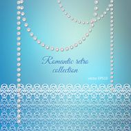 romantic vintage vector background