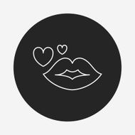 lips line icon