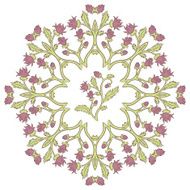 Beautiful vintage ornament of a greeting card N2
