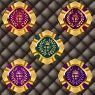 Set of ornate vector frames