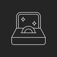 diamond ring line icon N23