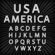 Vector set Retro neon sign vintage billboard bright signboard N4