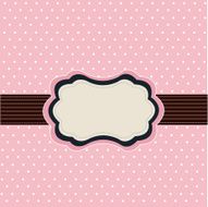 Vintage polka dot design N3