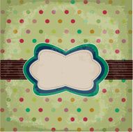 Vintage polka dot design N5