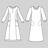 House dress nightdress N3