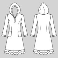 House dress nightdress N4