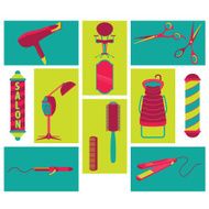 Barber Beauty and Salon Vector Icon