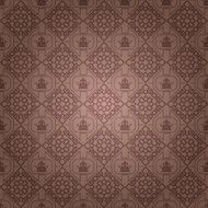 Wallpaper vintage brown color N32