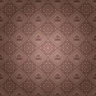 Wallpaper vintage brown color N33
