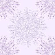 Seamless background with hand-drawn floral pattern N5