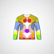 Abstract illustration on sweater
