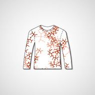 Abstract illustration on sweater N2