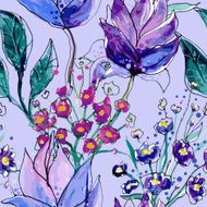 Seamless Floral Pattern N535